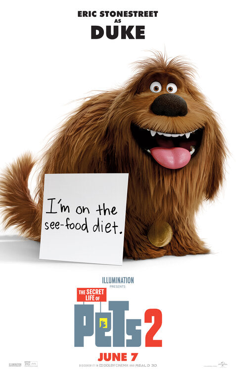 1000 piece jigsaw puzzle for the movie poster: The Secret Life of Pets 2 (2019) ver8