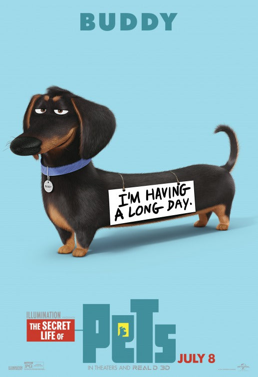 1000 piece jigsaw puzzle for the movie poster: The Secret Life of Pets (2016) ver11