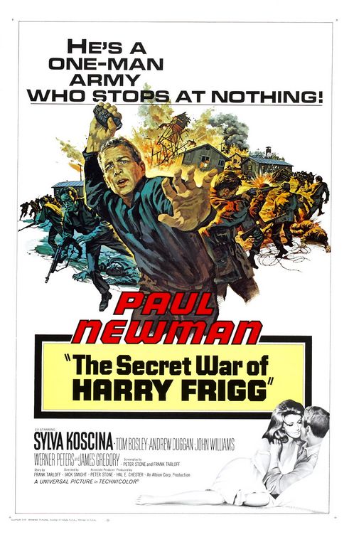 the movie poster: The Secret War of Harry Frigg (1968) ver2