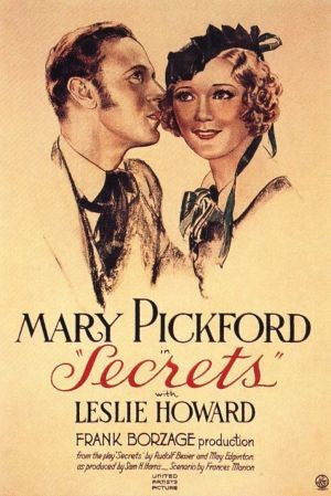 1000 piece jigsaw puzzle for the movie poster: Secrets (1933)