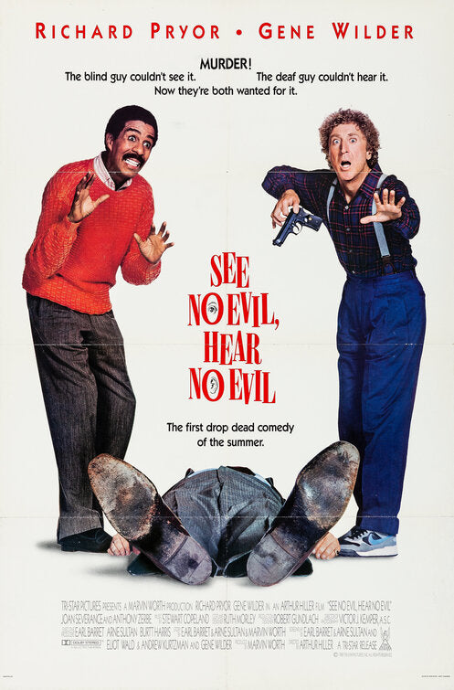 the movie poster: See No Evil, Hear No Evil (1989)