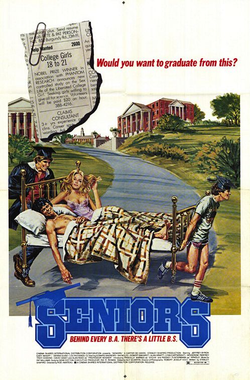 the movie poster: The Seniors (1978)
