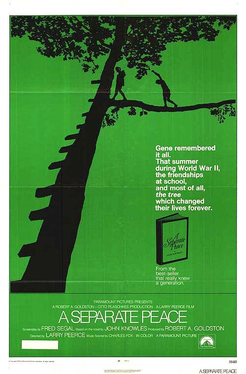 the movie poster: A Separate Peace (1972)