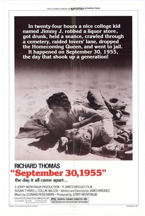 1000 piece jigsaw puzzle for the movie poster: September 30, 1955 (1977)
