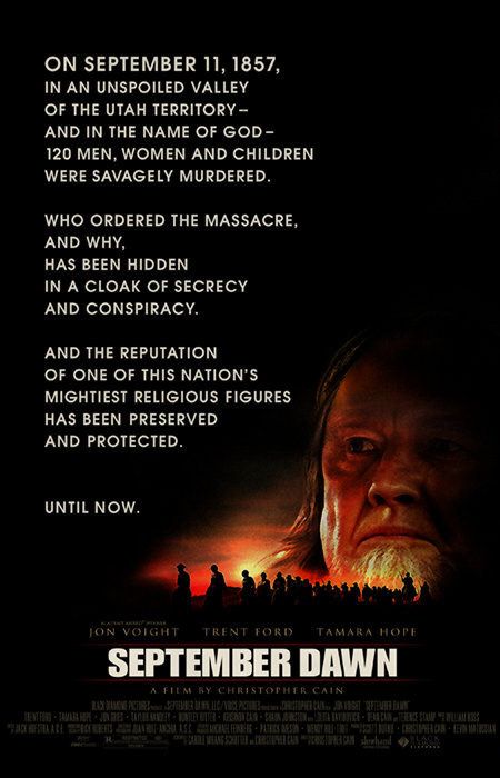 the movie poster: September Dawn (2007)