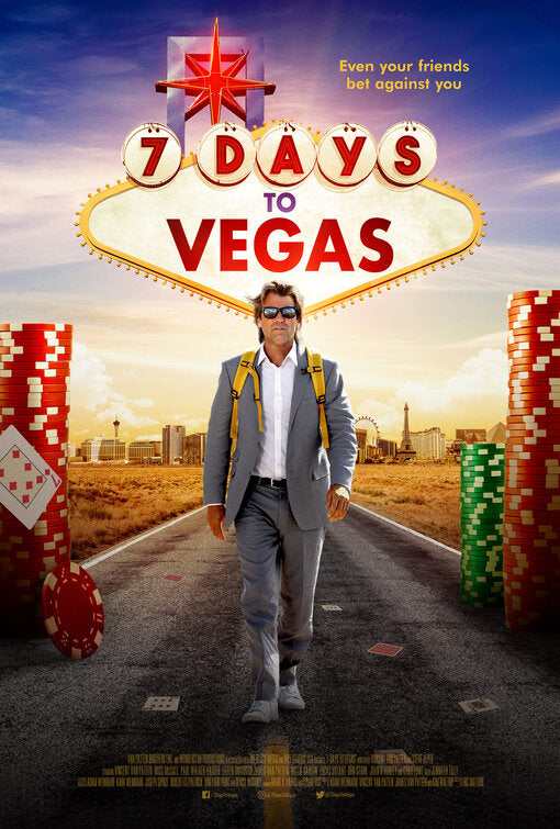 1000 piece jigsaw puzzle for the movie poster: 7 Days to Vegas (2019)