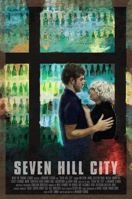 1000 piece jigsaw puzzle for the movie poster: Seven Hill City (2017)