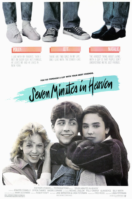 1000 piece jigsaw puzzle for the movie poster: Seven Minutes in Heaven (1985)