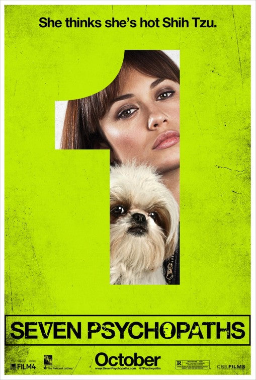 1000 piece jigsaw puzzle for the movie poster: Seven Psychopaths (2012) ver2