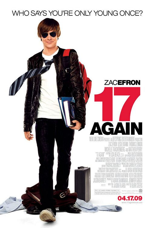 the movie poster: 17 Again (2009)