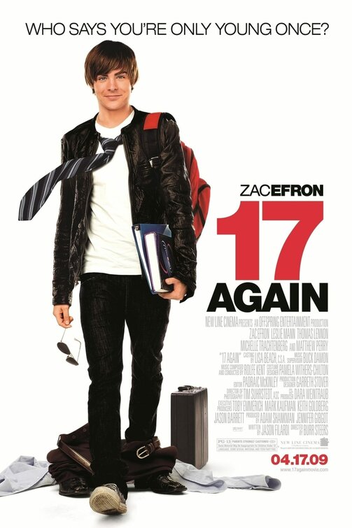 1000 piece jigsaw puzzle for the movie poster: 17 Again (2009) ver2