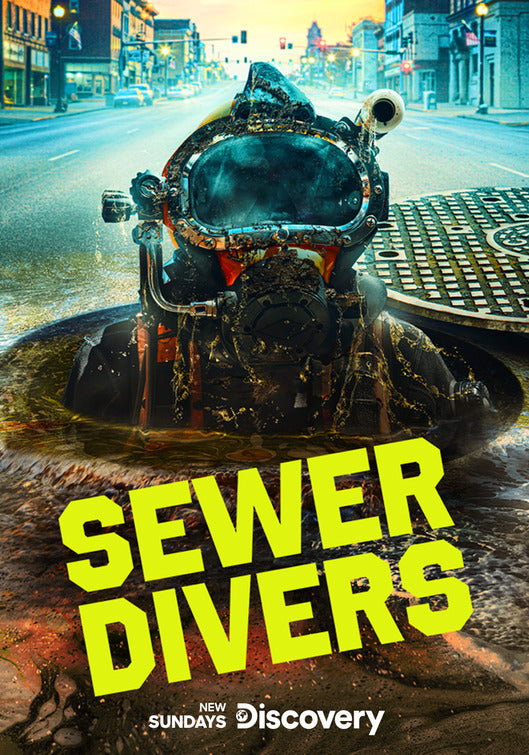 1000 piece jigsaw puzzle for tv poster: Sewer Divers