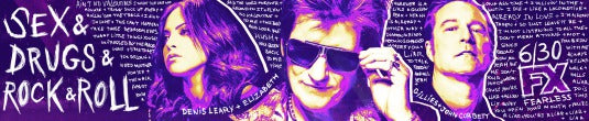 1000 piece jigsaw puzzle for tv poster: Sex&Drugs&Rock&Roll, ver8
