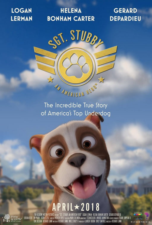 1000 piece jigsaw puzzle for the movie poster: Sgt. Stubby: An American Hero (2018) ver2