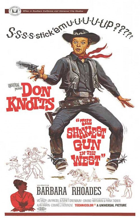 1000 piece jigsaw puzzle for the movie poster: The Shakiest Gun in the West (1968) ver2