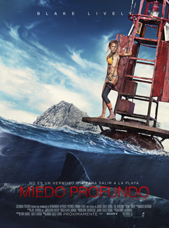 1000 piece jigsaw puzzle for the movie poster: The Shallows (2016) ver4