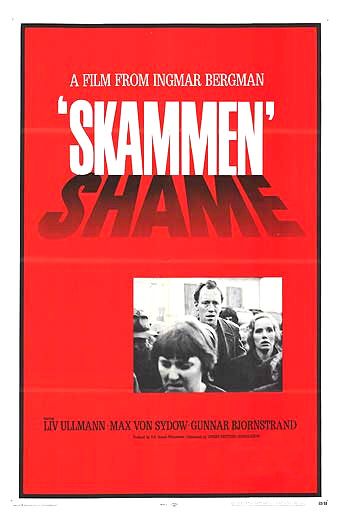 the movie poster: Shame (1968)