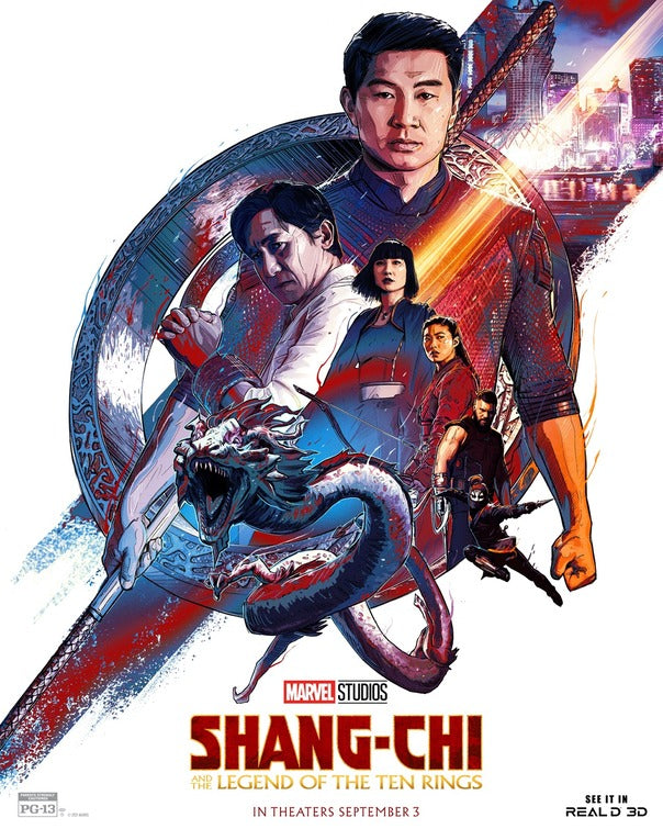 1000 piece jigsaw puzzle for the movie poster: Shang-Chi and the Legend of the Ten Rings (2021) ver12