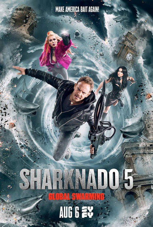 1000 piece jigsaw puzzle for tv poster: Sharknado 5: Global Swarming