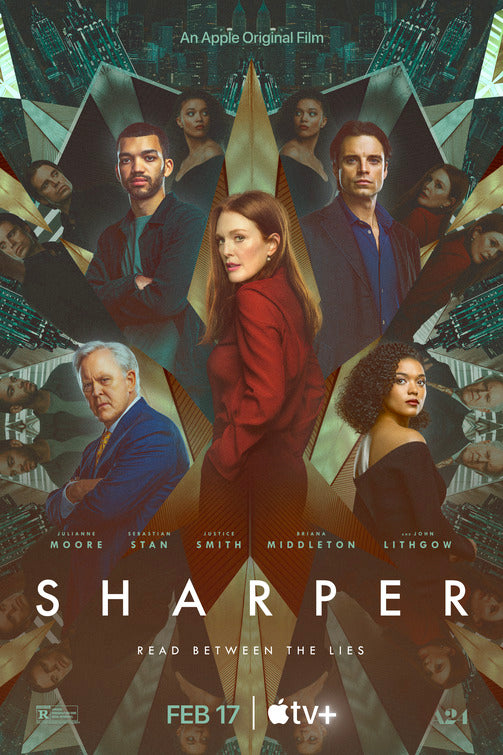 1000 piece jigsaw puzzle for the movie poster: Sharper (2023) ver2