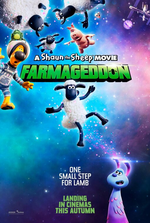 1000 piece jigsaw puzzle for the movie poster: Shaun the Sheep Movie: Farmageddon (2019) ver2