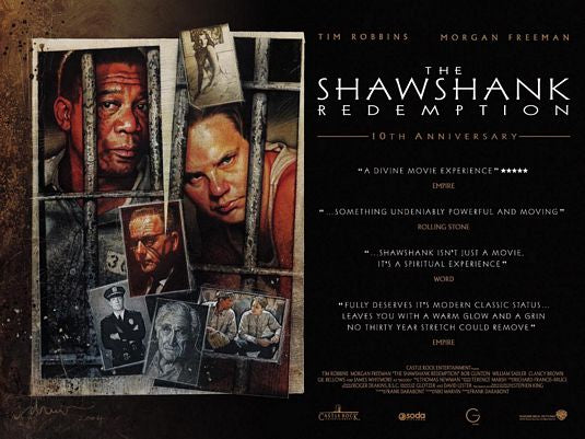 the movie poster: The Shawshank Redemption (1994) ver7
