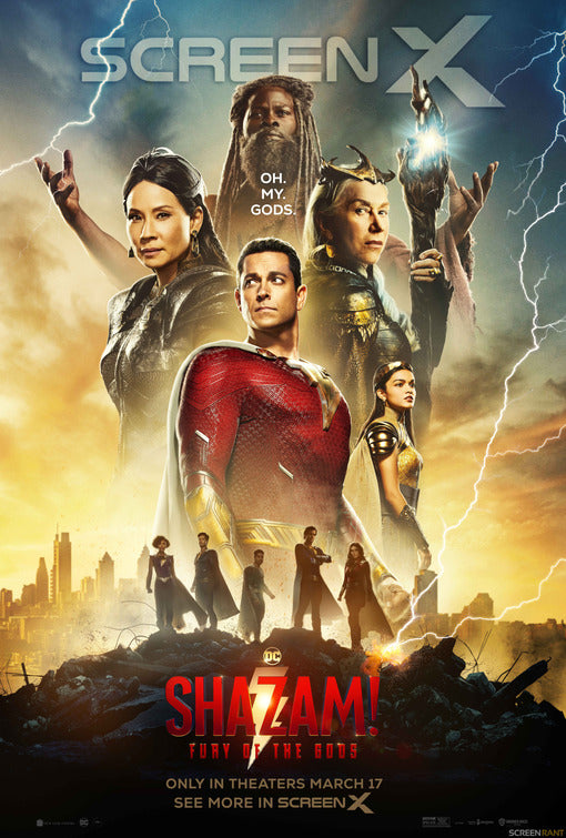 1000 piece jigsaw puzzle for the movie poster: Shazam! Fury of the Gods (2023) ver8