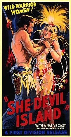 the movie poster: She-Devil Island (1936)