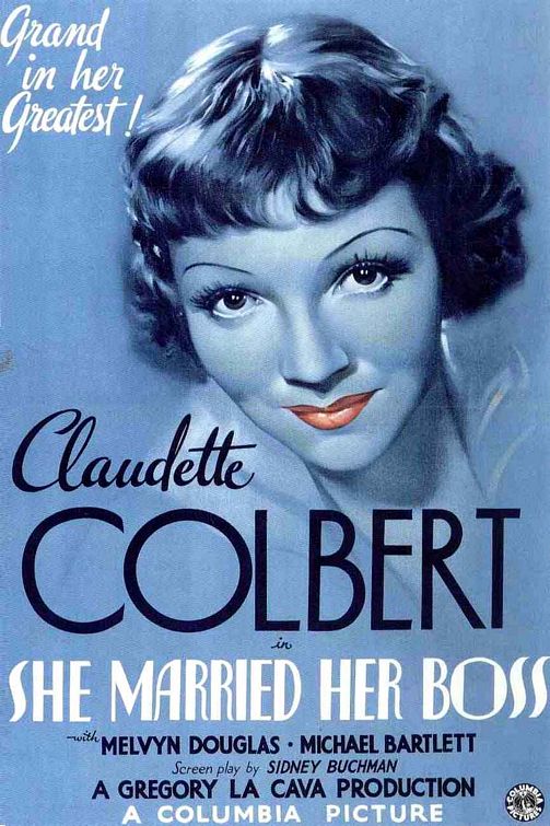 the movie poster: She Married Her Boss (1935)