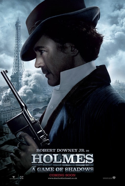 1000 piece jigsaw puzzle for the movie poster: Sherlock Holmes: A Game of Shadows (2011) ver3