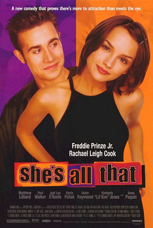 the movie poster: She's All That (1999)