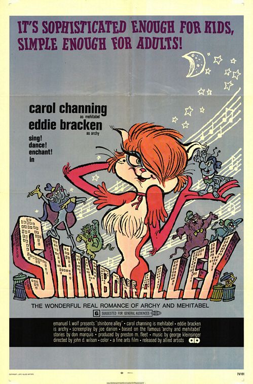 the movie poster: Shinbone Alley (1971)
