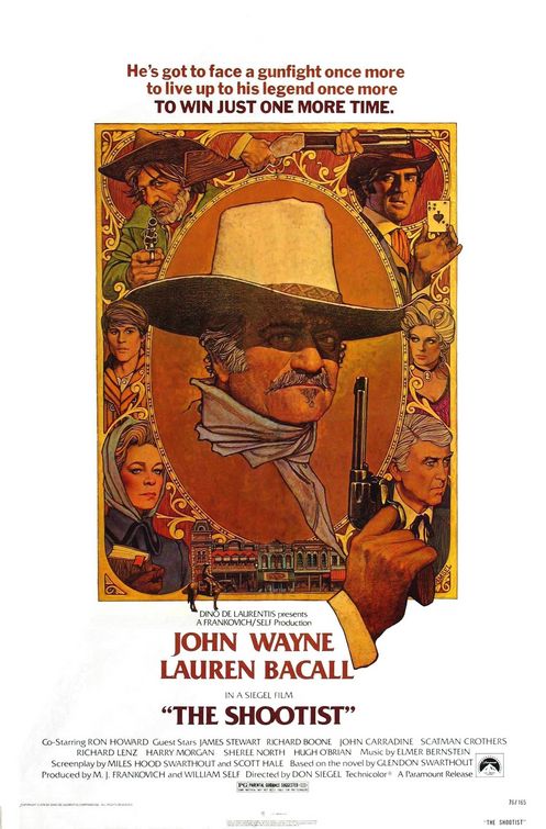 the movie poster: The Shootist (1976)