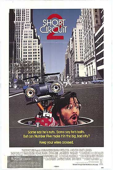 the movie poster: Short Circuit 2 (1988) ver2