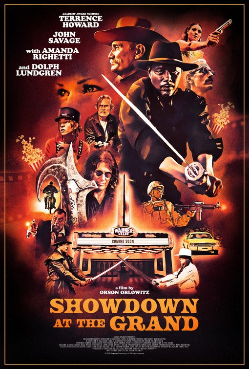 1000 piece jigsaw puzzle for the movie poster: Showdown at the Grand (2023)
