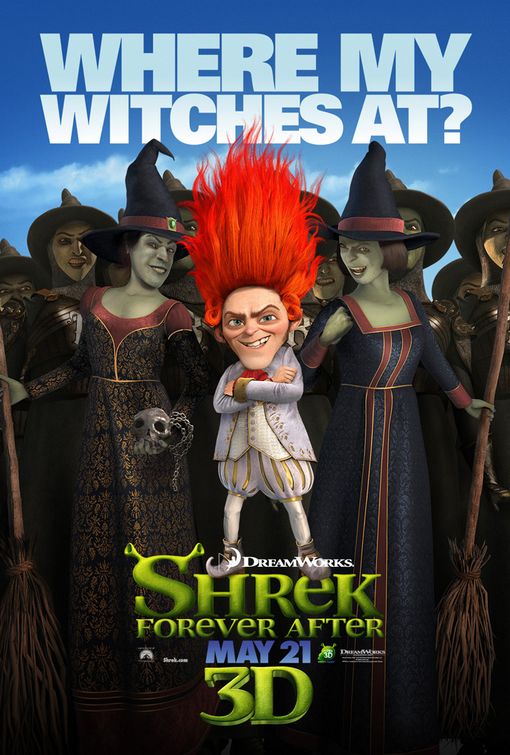 1000 piece jigsaw puzzle for the movie poster: Shrek Forever After (2010) ver3
