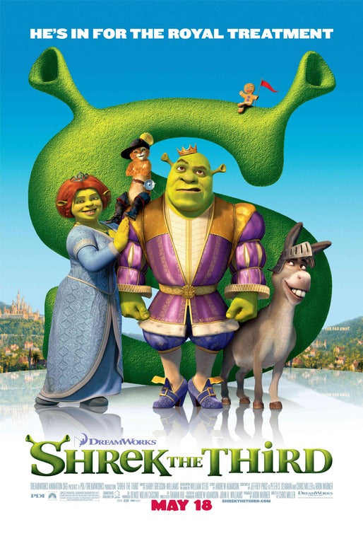 the movie poster: Shrek the Third (2007) ver2