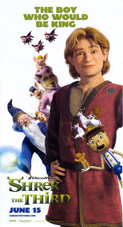 the movie poster: Shrek the Third (2007) ver6