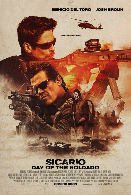 1000 piece jigsaw puzzle for the movie poster: Sicario: Day of the Soldado (2018) ver5