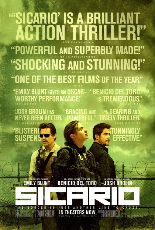1000 piece jigsaw puzzle for the movie poster: Sicario (2015) ver13