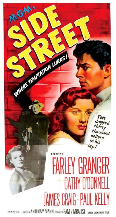 the movie poster: Side Street (1950) ver2