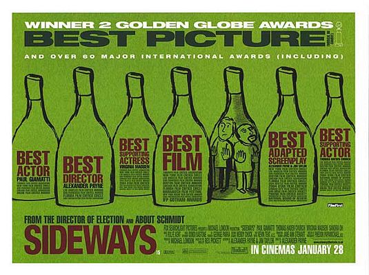 the movie poster: Sideways (2004) ver3