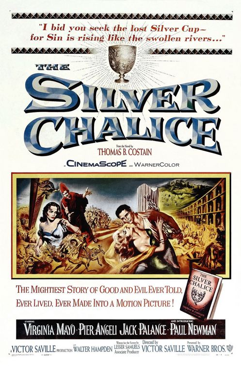 the movie poster: The Silver Chalice (1954)