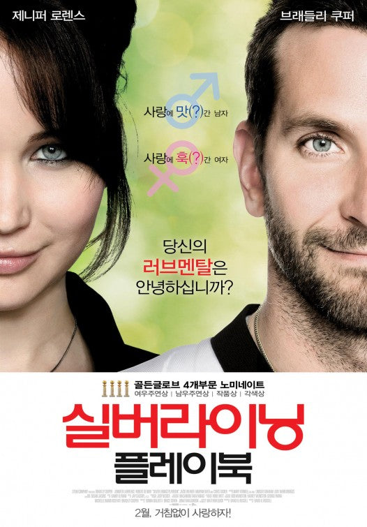 1000 piece jigsaw puzzle for the movie poster: Silver Linings Playbook (2012) ver6