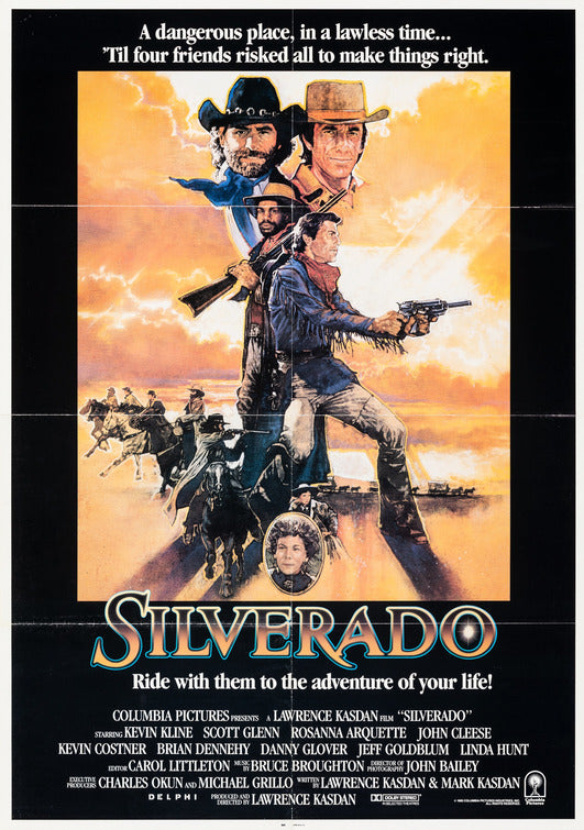 the movie poster: Silverado (1985) ver2