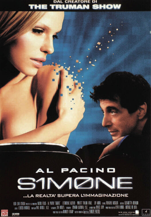 the movie poster: S1m0ne (2002) ver3