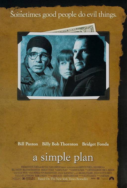 the movie poster: A Simple Plan (1998)