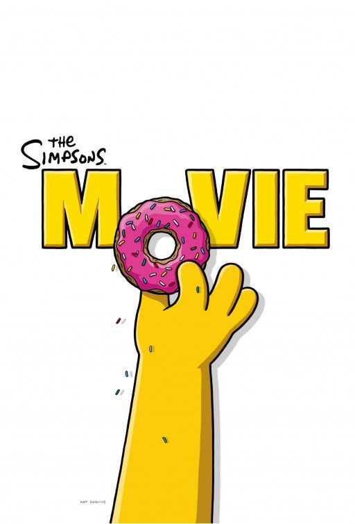 the movie poster: The Simpsons Movie (2007)