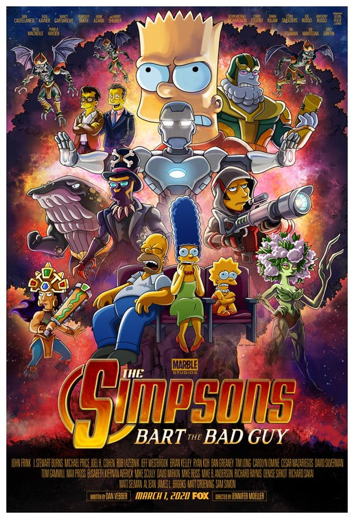 1000 piece jigsaw puzzle for tv poster: The Simpsons, ver49