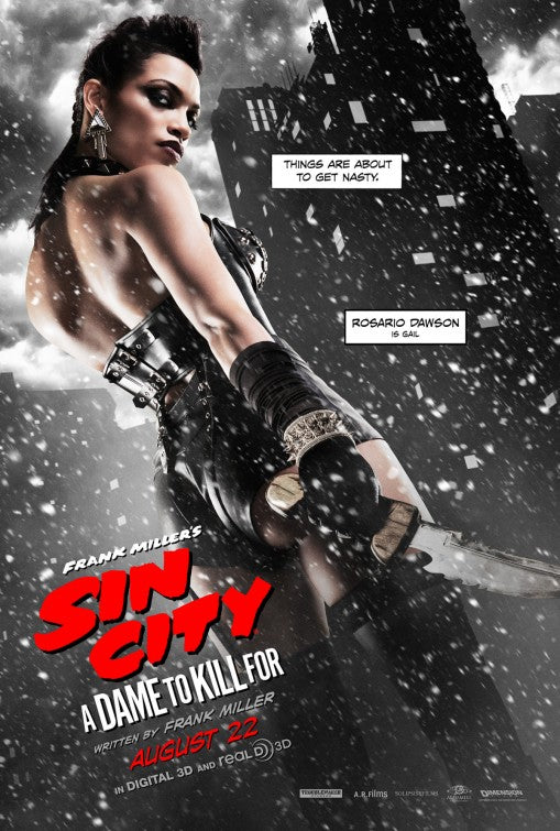 1000 piece jigsaw puzzle for the movie poster: Sin City: A Dame to Kill For (2014) ver6